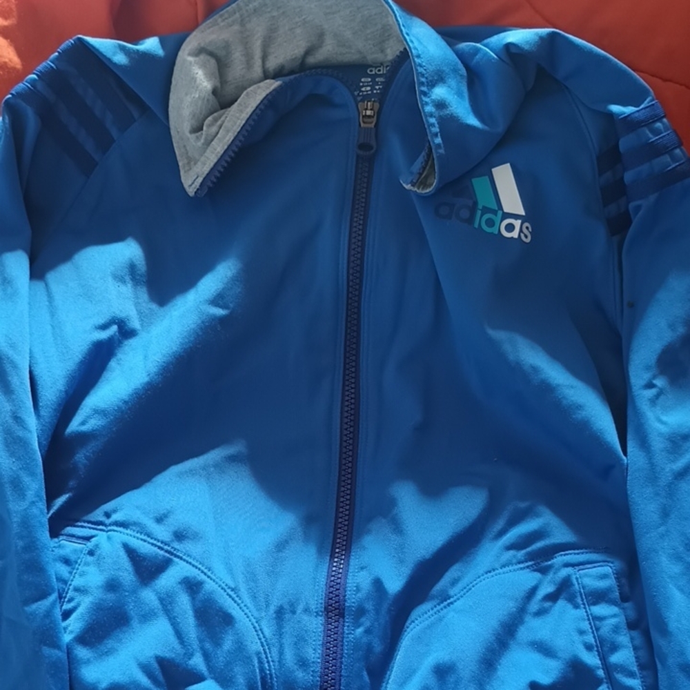 Adidas Vibrant Blue Track Jacket